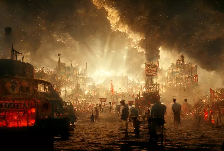 Alertan fin del mundo por guerra nuclear entre países.