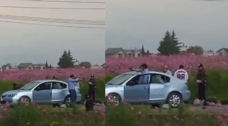 Hombre dispara contra manifestantes en carretera Toluca-Palmillas en Edomex