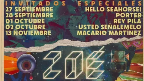 Artistas invitados para los conciertos de Zoé en CDMX