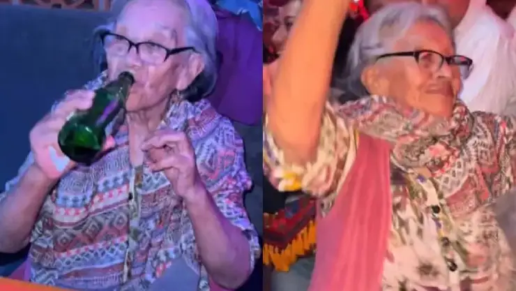 Nietos llevan a su abuela al antro y les sorprende su actitud; video.jpg