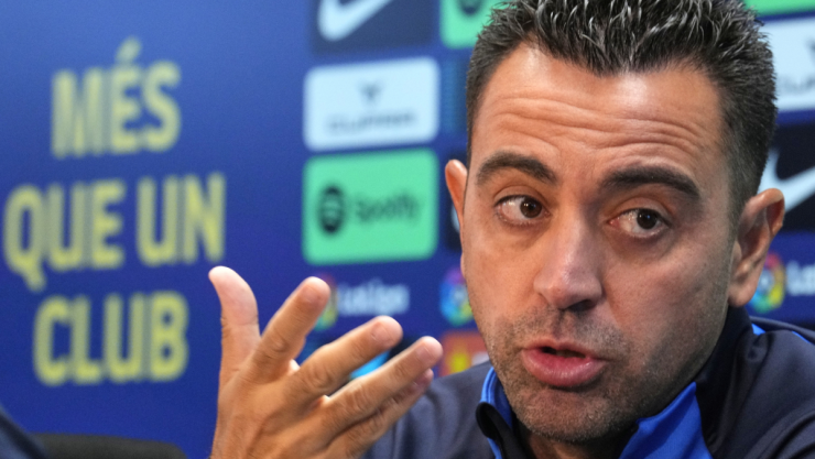 Xavi Hernández, técnico del Barcelona