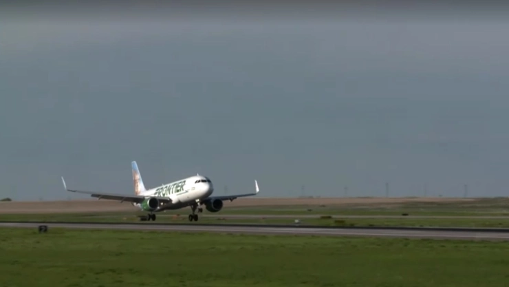La aeronave operaba con la aerolínea Frontier