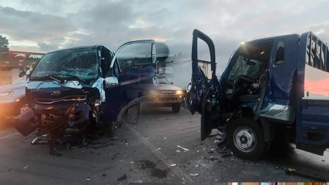 Accidente de tránsito provoca grave lesión 