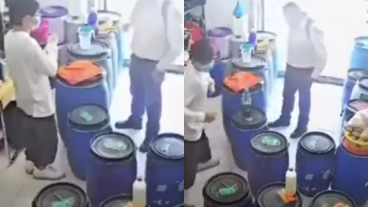 Asalto en un negocio de Santa Cruz Buenavista, Puebla