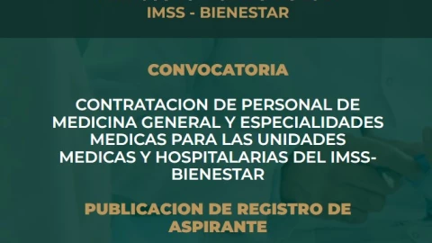 Vacantes IMSS Bienestar 2024
