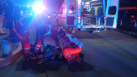 Mujer atropellada en la colonia Las Palmas, en Guasave