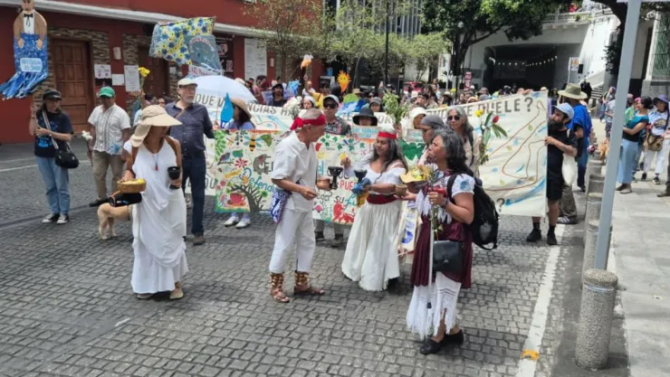 Manifestación en Xalapa