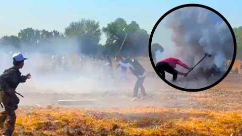 Detonación de marros en San Juan de la Vega 2026