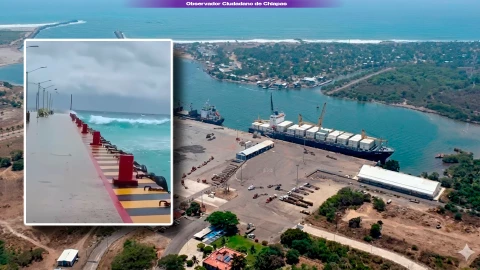 ¡Puertos cerrados en Chiapas! La furia del Frente Frío 27 paraliza la pesca y la navegación