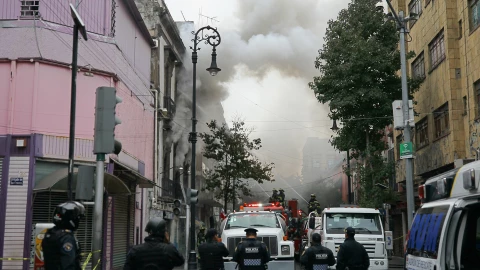 Incendio en República de Uruguay