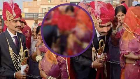 Se viraliza VIDEO de un novio “tomando leche” antes del matrimonio: Así es la tradición del Doodh Pilai en India