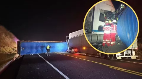 Accidente en autopista Perote