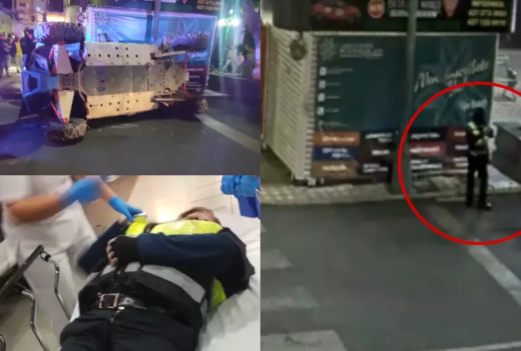 Oficial de tránsito atropellada en San Juan del Río Querétaro