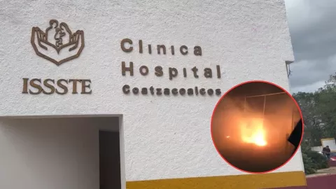 Directivos del ISSSTE ordenan quema archivos y casi arde hospital en Veracruz