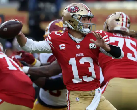 El quarterback de los 49ers de San Francisco Brock Purdy.