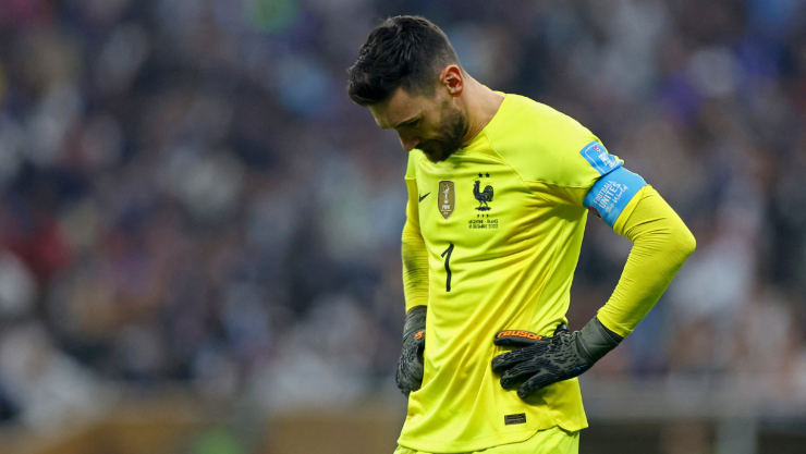 Hugo Lloris con la Selecci&oacute;n de Francia