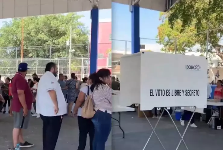 Reportaron retraso de apertura de casillas en Playa del Carmen; fueron más de 2 horas