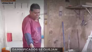 Damnificados de Poza Rica revelan que no fueron censados correctamente.