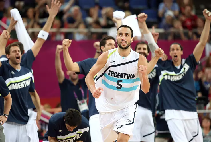 Ginóbili fue campeón Olímpico con Argentina