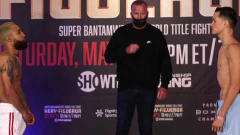 Luis Pantera Nery vs Brandon Figueroa pesaje