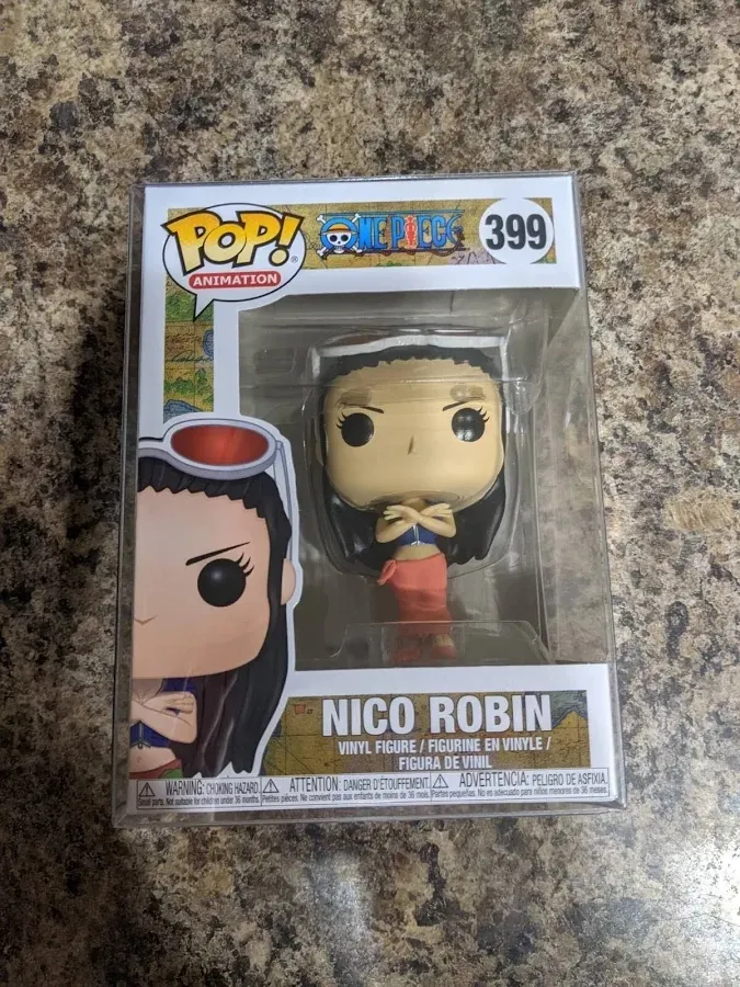 Funko Pop! Anime One Piece Nico Robin #399 Rara con protector Pop.jpg