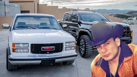 Camioneta cheyenne de Valentín Elizalde