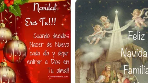 Frases cortas de Navidad para compartir a familia o amigos