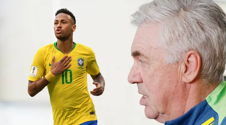 neymar ancelotti brasil