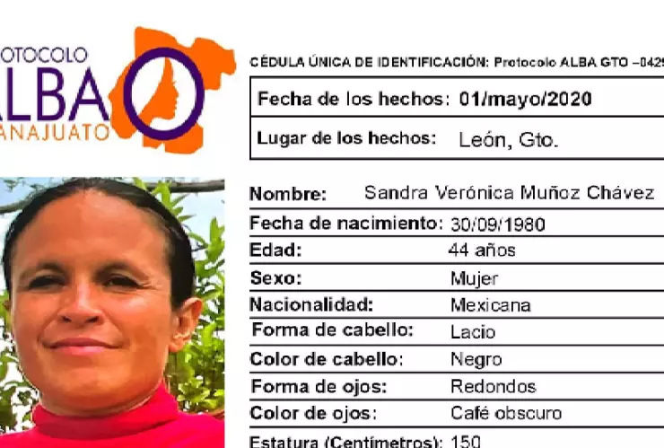 Sandra Verónica Muñoz desapareció en León desde hace más de 4 años