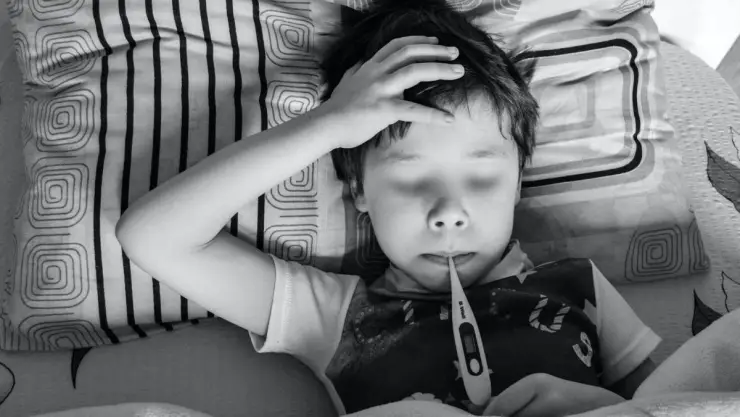 Enfermedad respiratoria en niños.