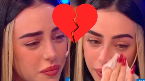 Nicki Nicole llorando