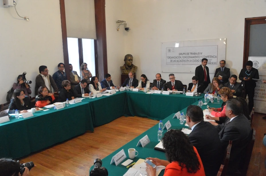 Mesas de trabajos alcaldías