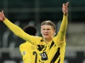 Haaland se destapó con dos golazos ante el Borussia Mönchengladbach