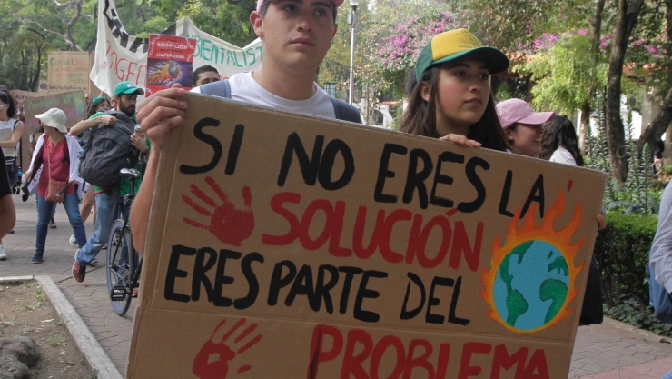 Fridays for Future México contra calentamiento global