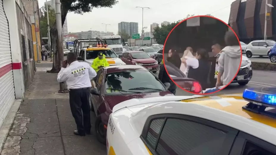 Nace un bebé en medio del tráfico de la CDMX; quedaron atorados tras tormenta