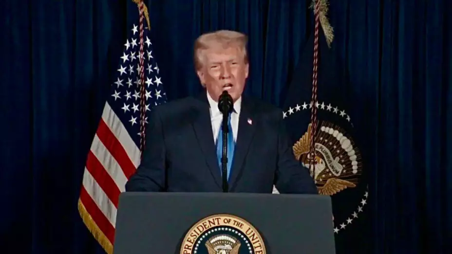 Donald Trump hablando