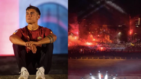 Así fue la increíble bienvenida y presentación de Paulo Dybala a la Roma