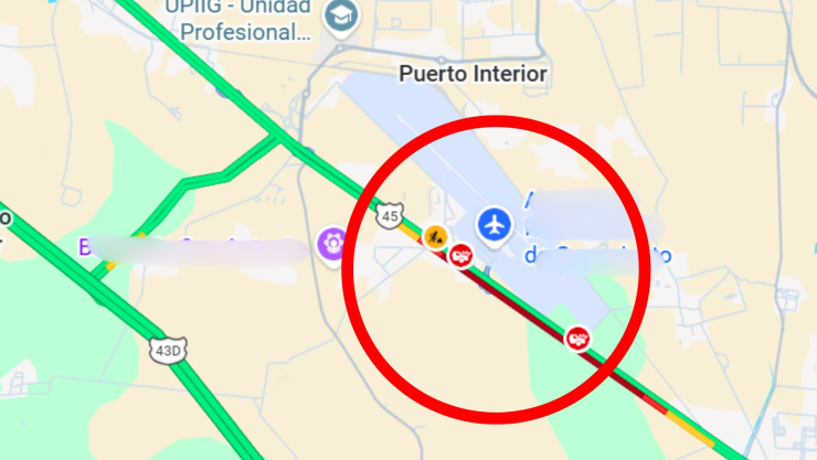 tráfico carretera León-Silao hoy