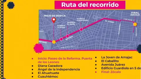 Esta será la ruta del Gran Desfile del Día de Muertos 2023