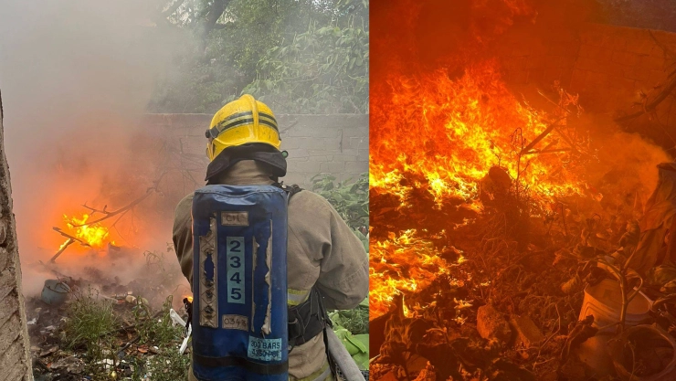 Incendio Tuxtla