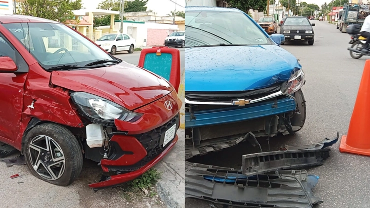 Dos vehículos quedan DESTROZADOS tras protagonizar FUERTE ACCIDENTE en la colonia Chuminopolis; ¿Hay heridos?