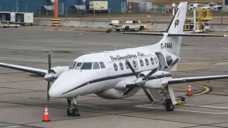 Avion se estrella canada.
