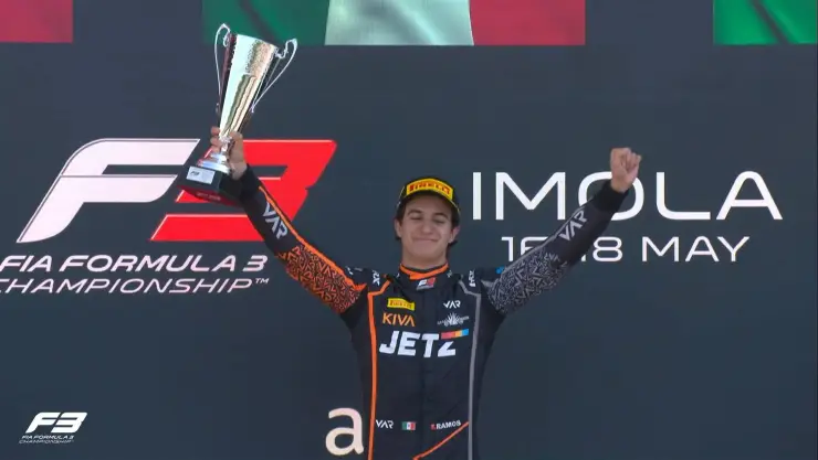 Santiago Ramos Fórmula 3 piloto mexicano Imola Fórmula 3