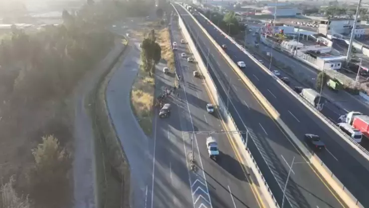 ¿Cómo permanece el tráfico en la autopista México-Puebla hoy lunes?: Tramos colapsados