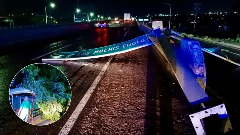 Saldo de fuertes vientos en Culiacán, 19 de agosto de 2025