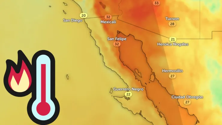 Ola de calor en Baja Californnia y San Diego en septiembre de 2024