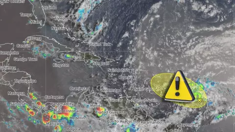 Vigila Conagua evolución de zona de baja presión en el Atlántico