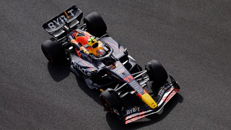 Checo P&eacute;rez en el Gran Premio de Abu Dabi