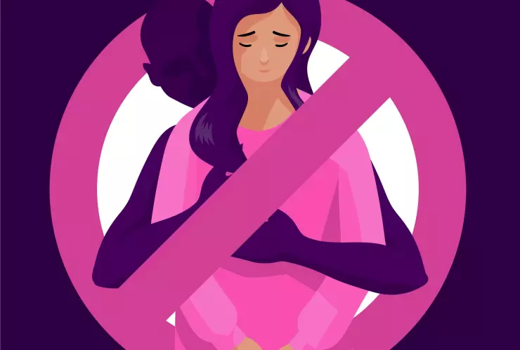 Ilustración de feminicidio