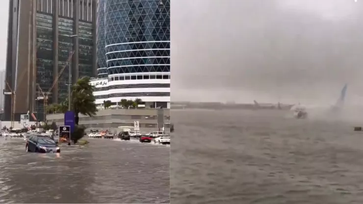 Emiratos Árabes, inundaciones
